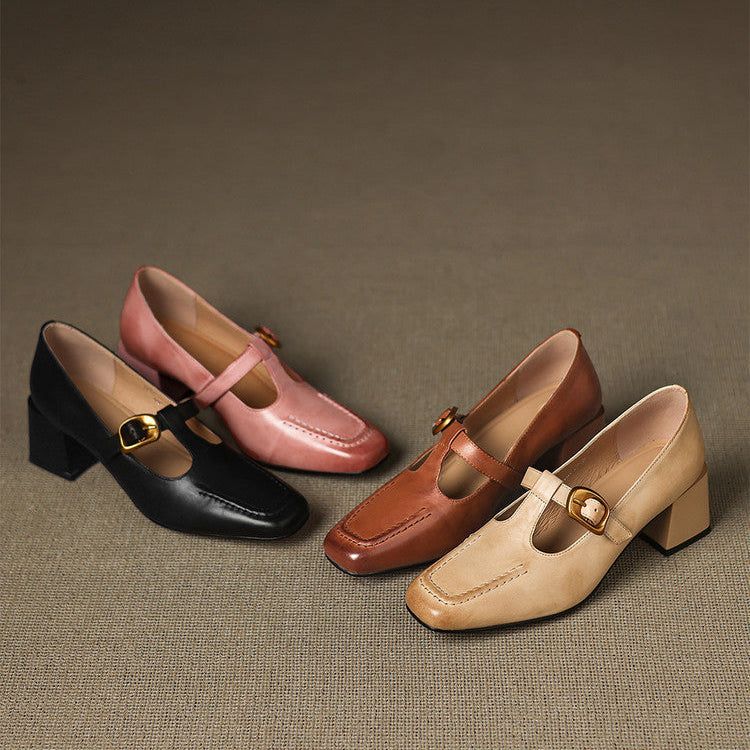 Morgan Genuine Leather Heels — photo 26