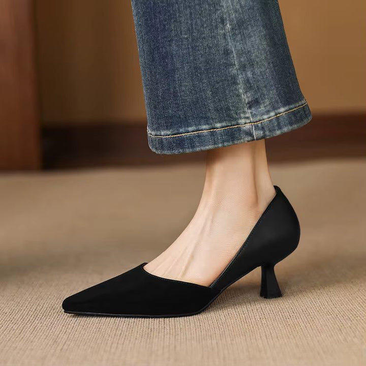 Constance Sheep Suede Pumps — photo 21
