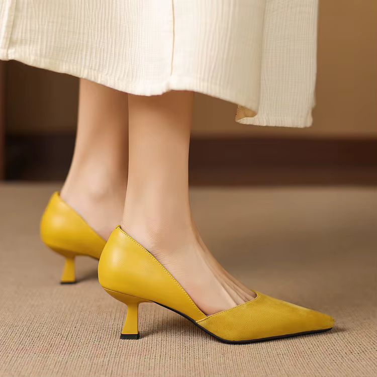 Constance Sheep Suede Pumps — photo 27