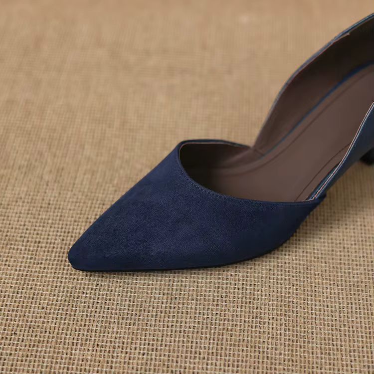 Constance Sheep Suede Pumps — photo 8