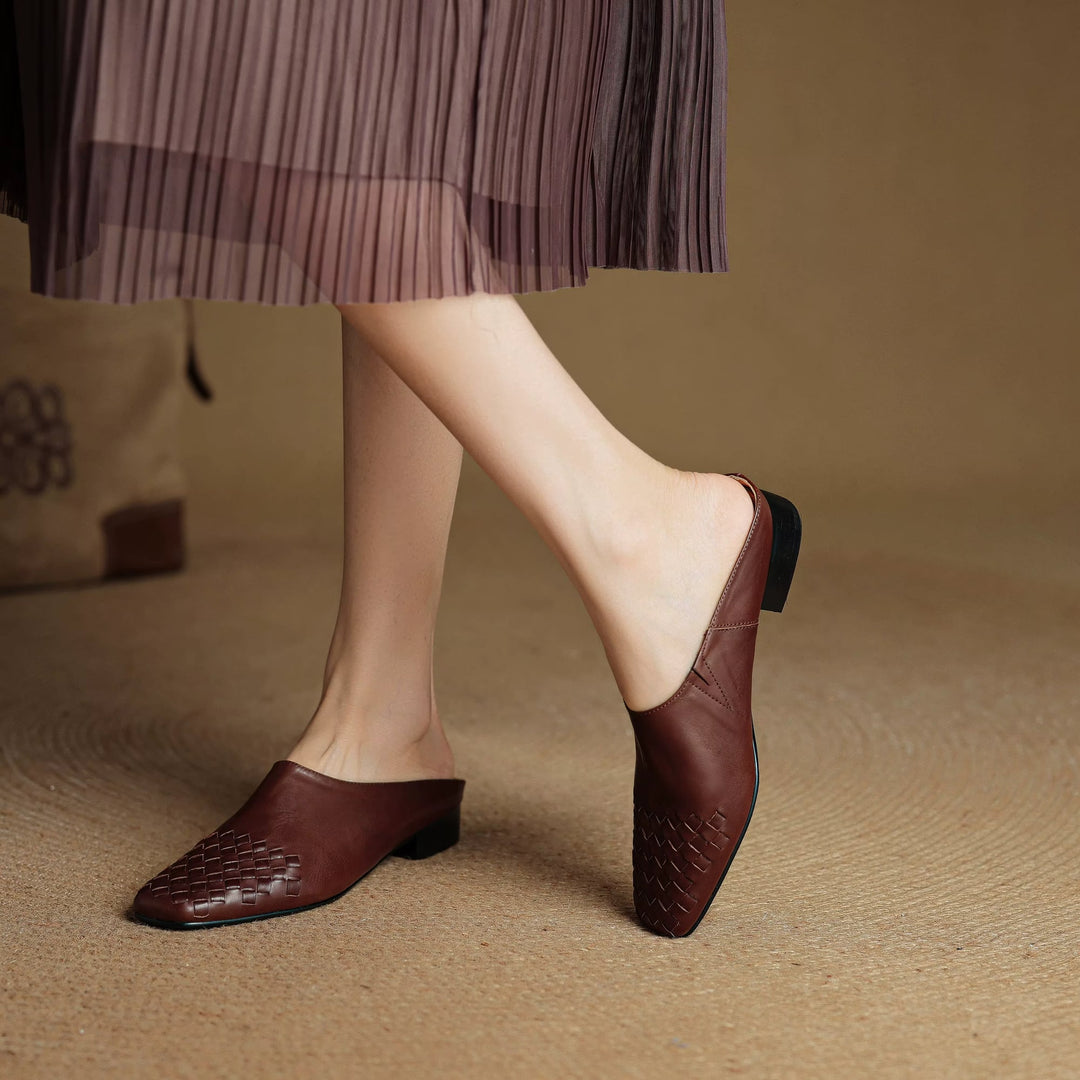 Helena Genuine Leather Mules — photo 14