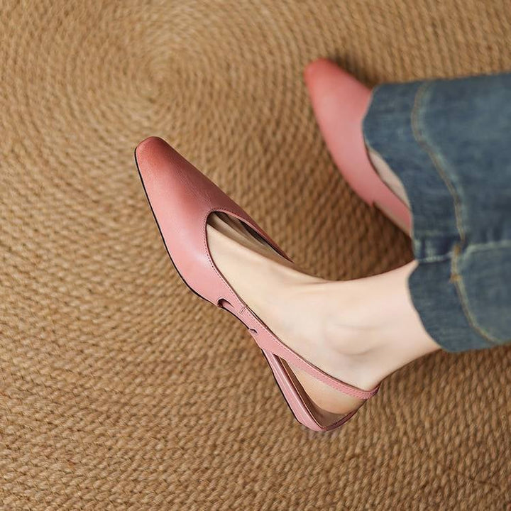 Athena Genuine Leather Slingbacks — photo 18