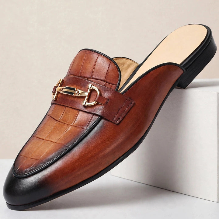 Velto Genuine Leather Horse-Bit Mules
