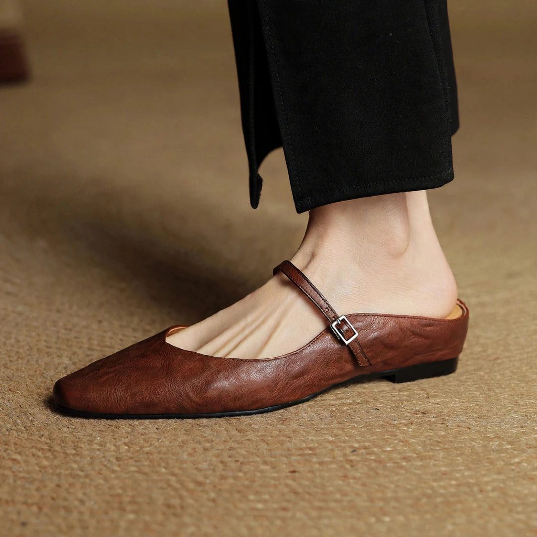 Orella Genuine Leather Mules