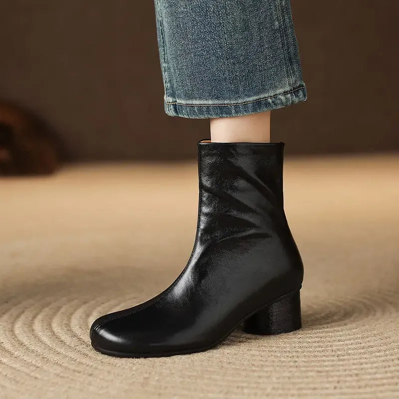 Clara Genuine Leather Boots — photo 5