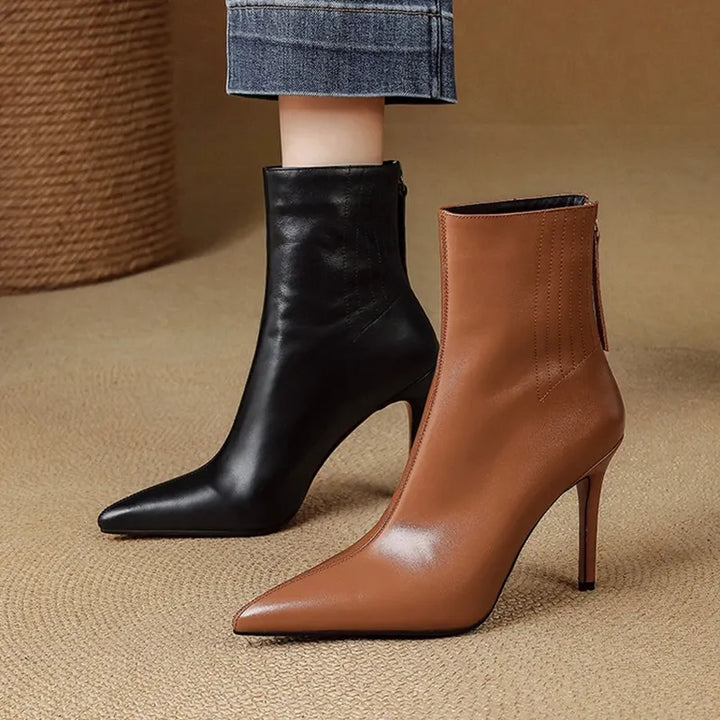 Elena Genuine Leather Boots — photo 3