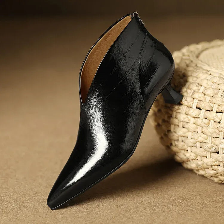 Clara Genuine Leather Ankle Boots — photo 2