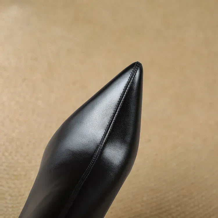 Elena Genuine Leather Boots — photo 7