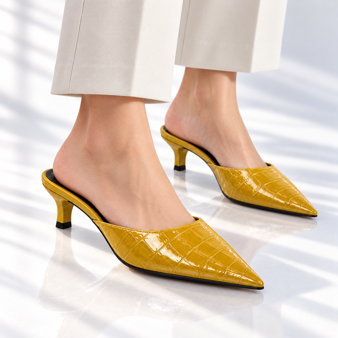 Mabel Leather Mules
