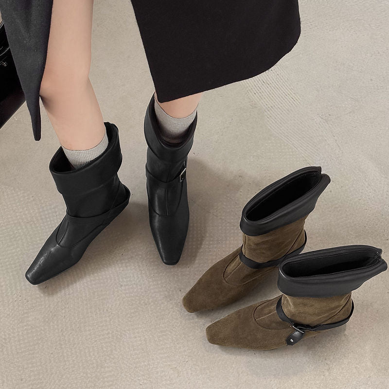 Queli Genuine Suede Boots