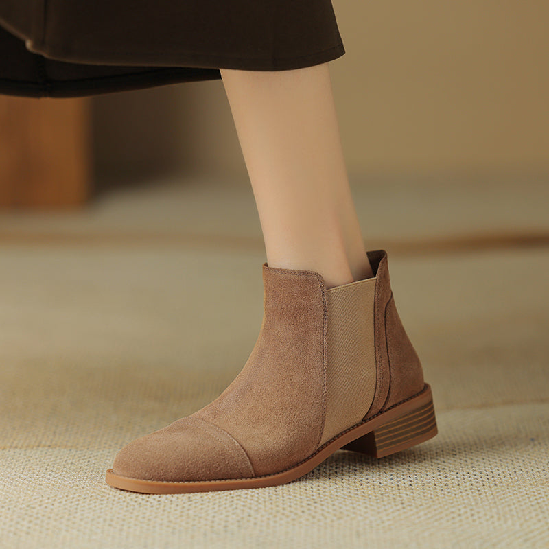 Zadie Genuine Suede Boots
