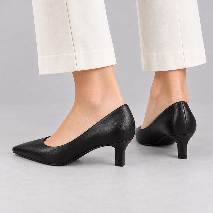 Evelyn Genuine Leather Heels