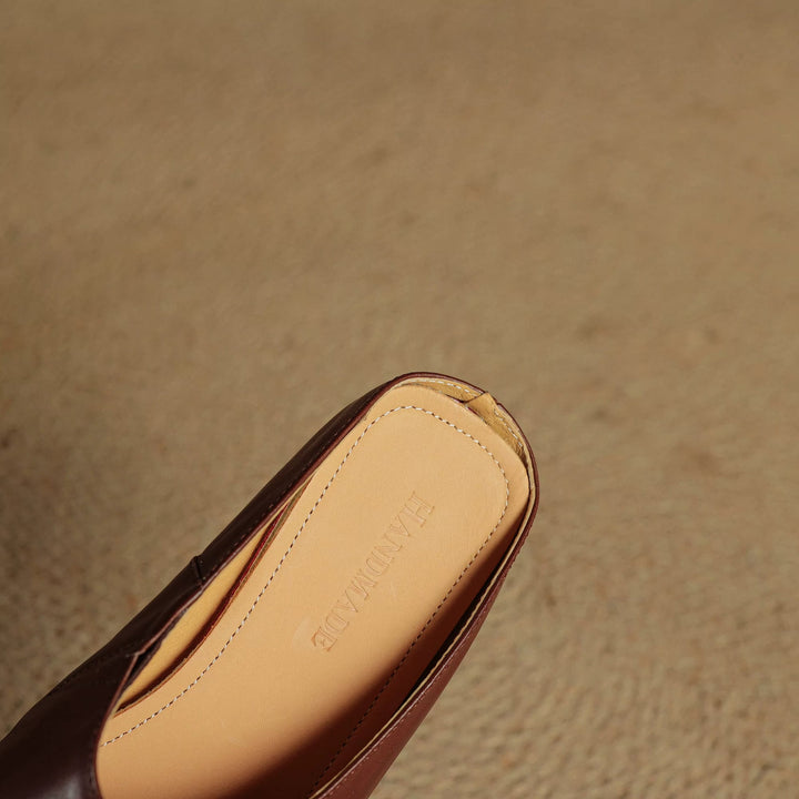 Helena Genuine Leather Mules — photo 12