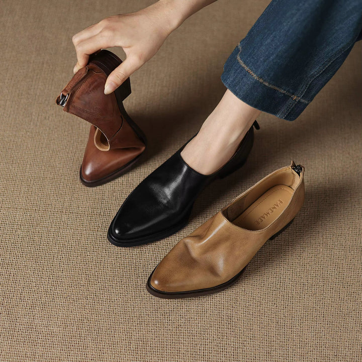 Reba Genuine Leather Loafers — photo 12