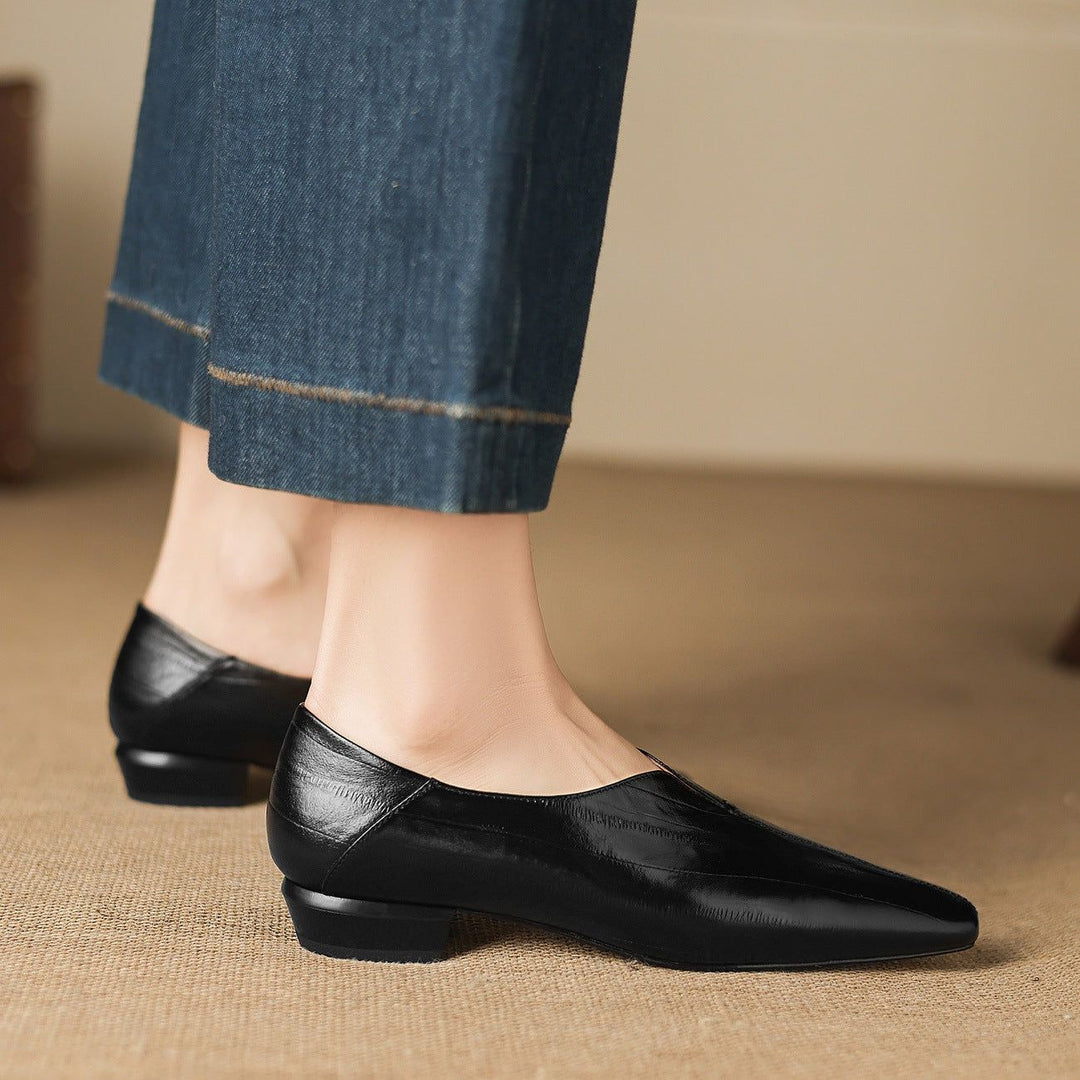Miranda Genuine Leather Pumps — photo 9