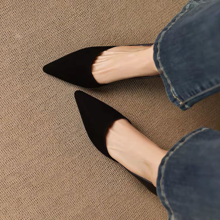 Constance Sheep Suede Pumps — photo 24