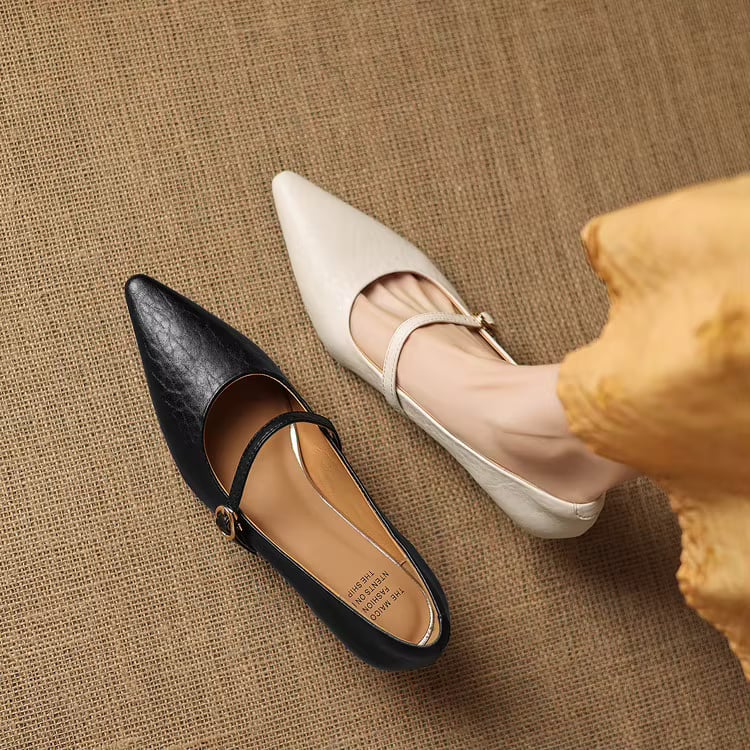 Rosita Genuine Leather Heels — photo 18