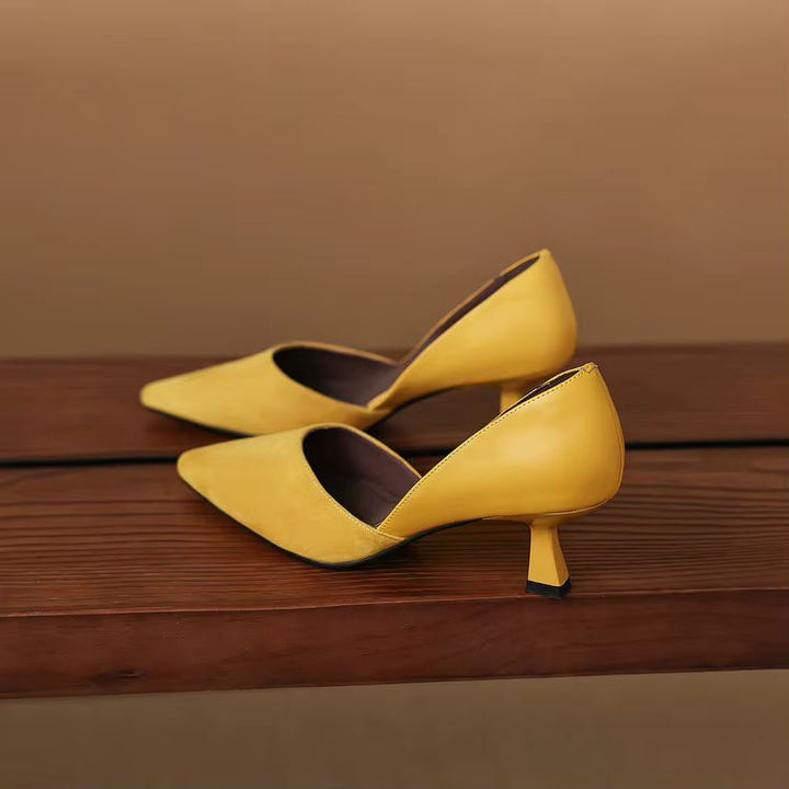 Constance Sheep Suede Pumps — photo 4