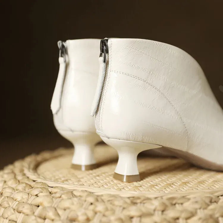 Clara Genuine Leather Ankle Boots — photo 9
