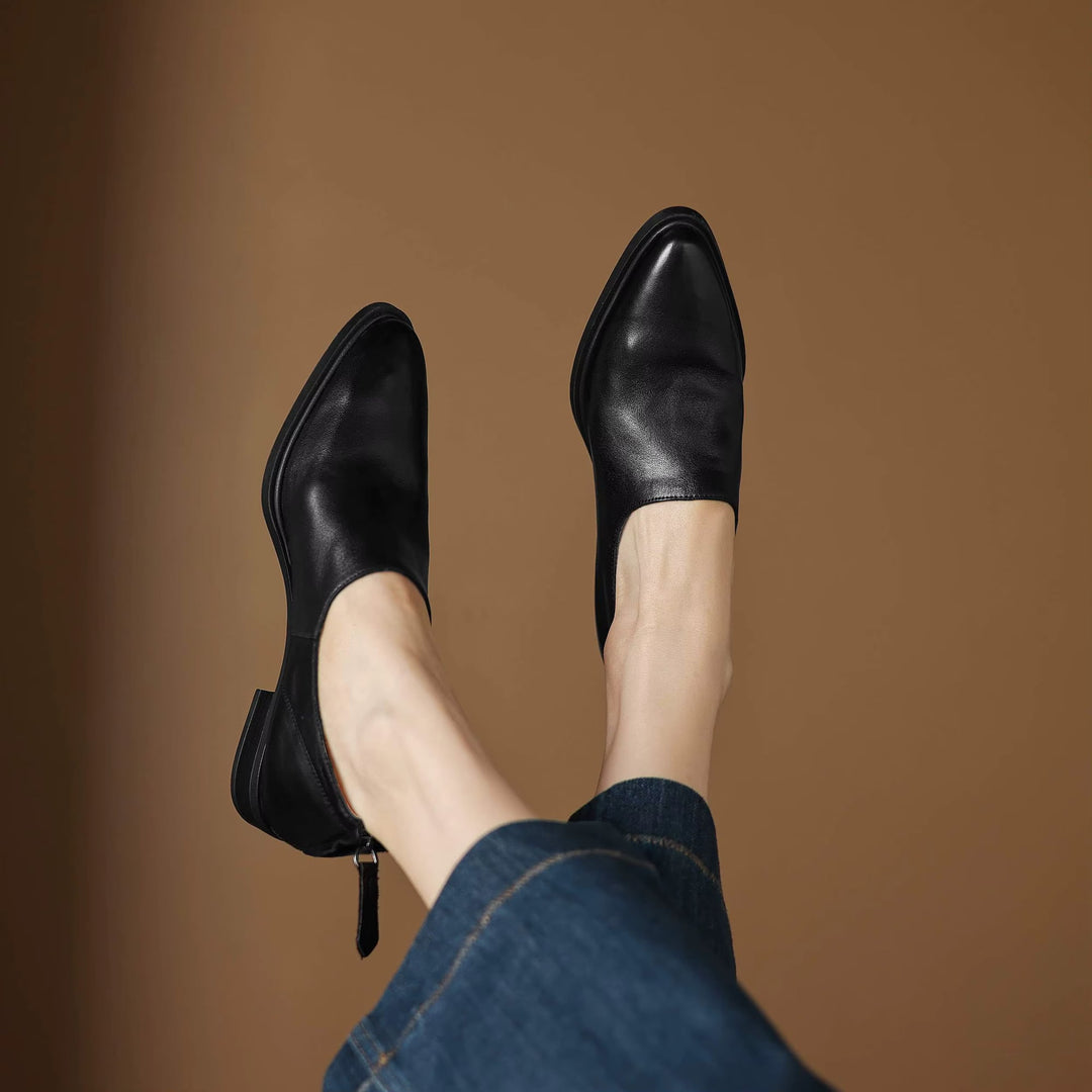 Reba Genuine Leather Loafers — photo 13