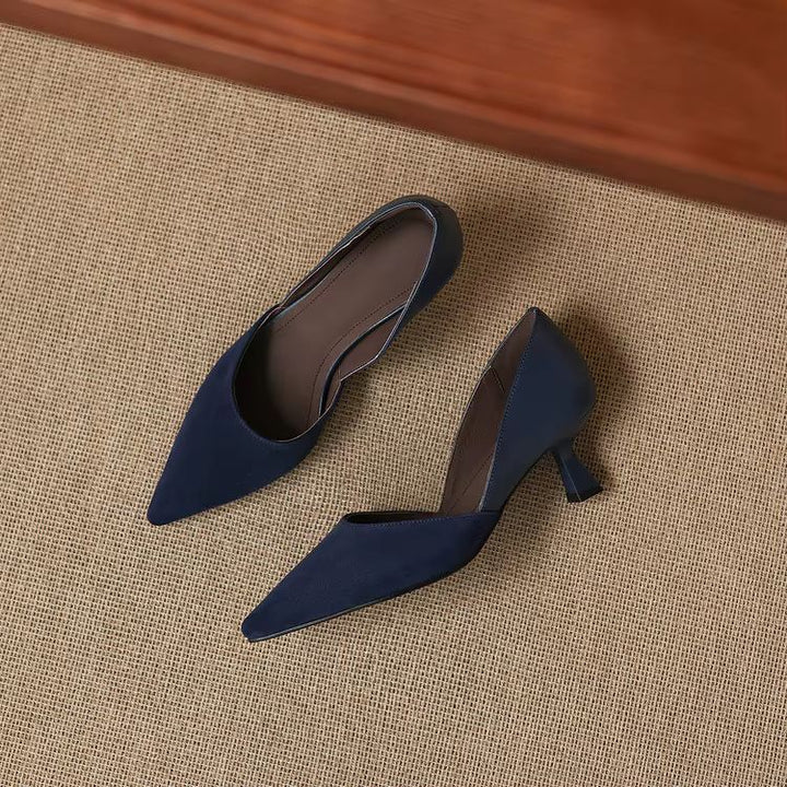 Constance Sheep Suede Pumps — photo 7