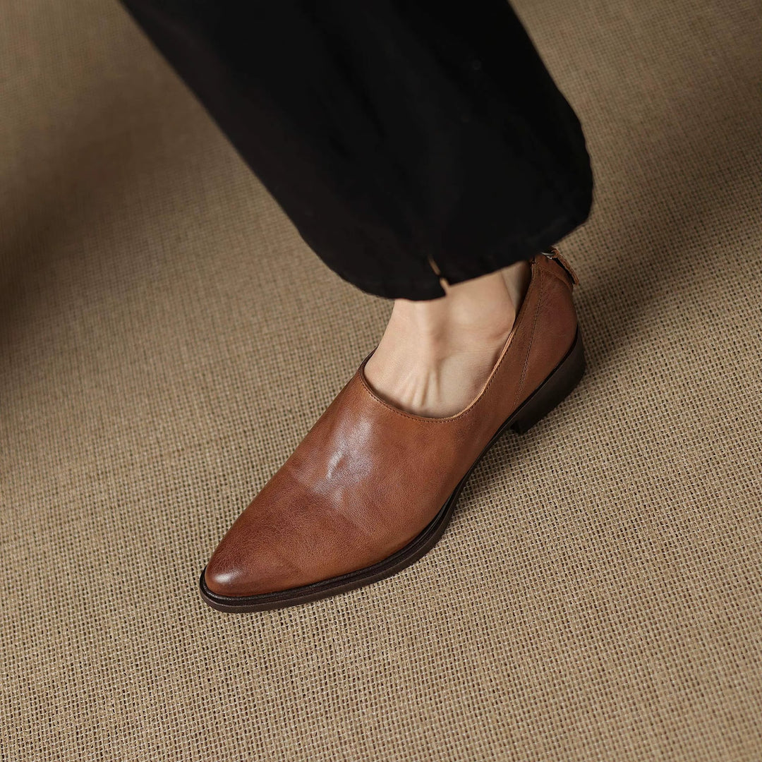 Reba Genuine Leather Loafers — photo 21