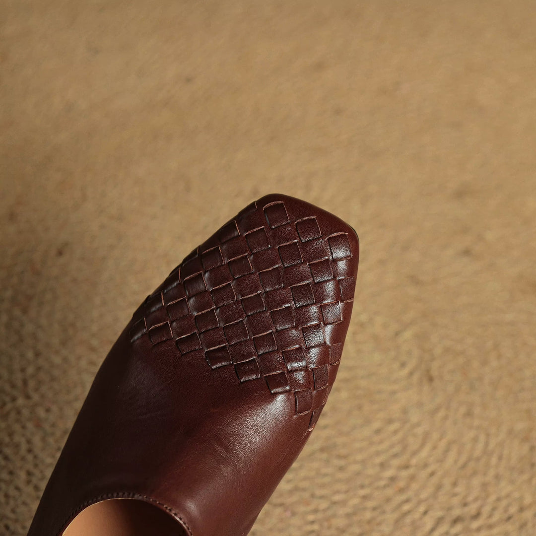 Helena Genuine Leather Mules — photo 10