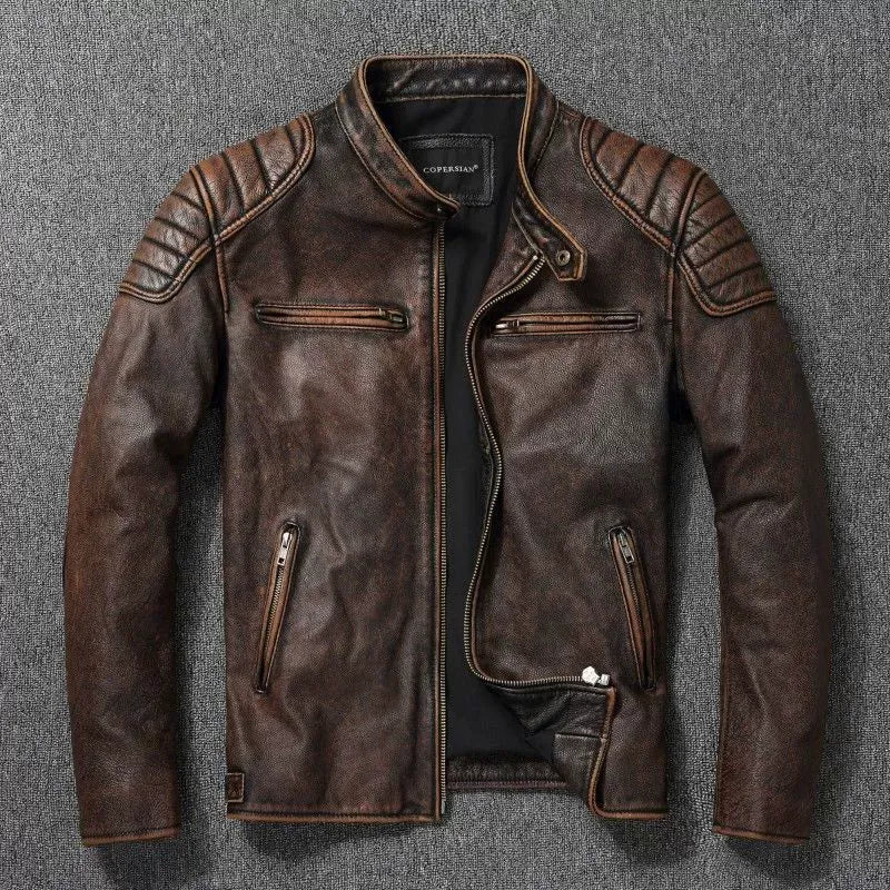 Marcus Cowhide Leather Jacket — photo 3