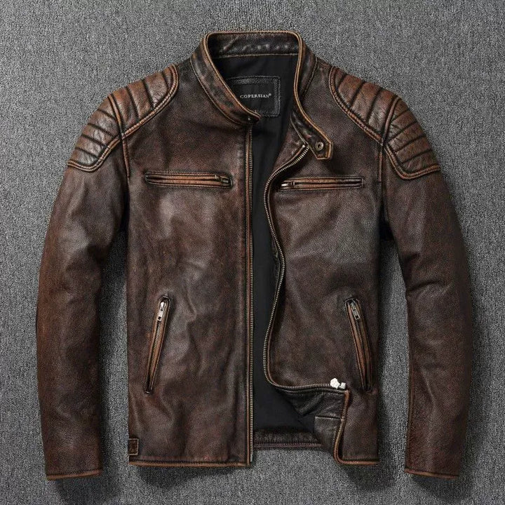 Marcus Cowhide Leather Jacket — photo 3