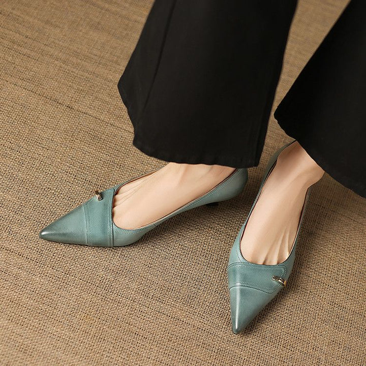 Marina Leather Women's Shoes — photo 17