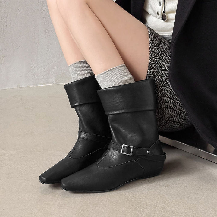 Queli Genuine Suede Boots