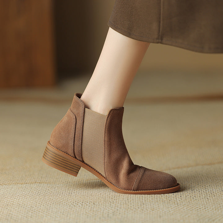 Zadie Genuine Suede Boots