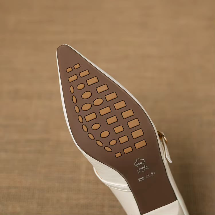 Rosita Genuine Leather Heels — photo 4