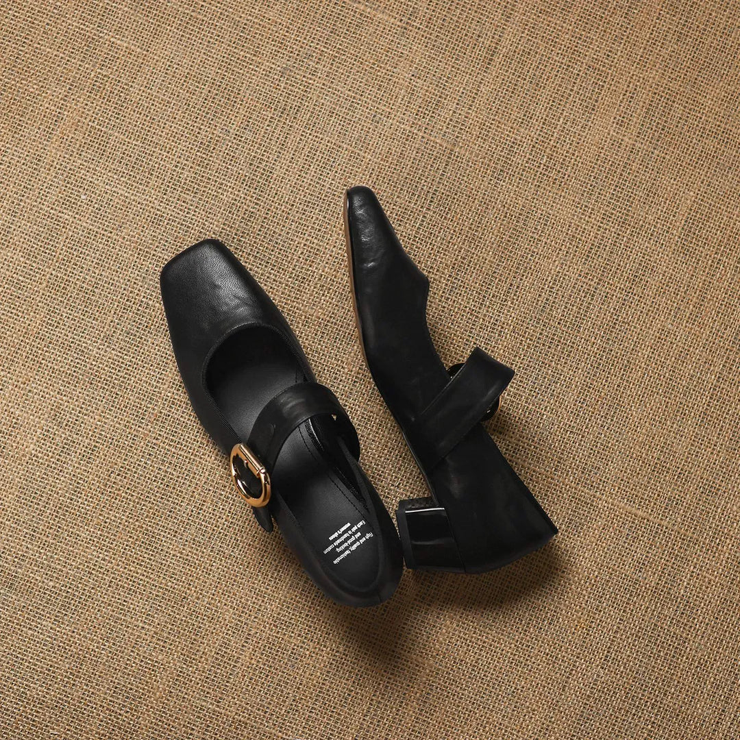 Miranda Sheepskin Mary Jane Shoes — photo 7