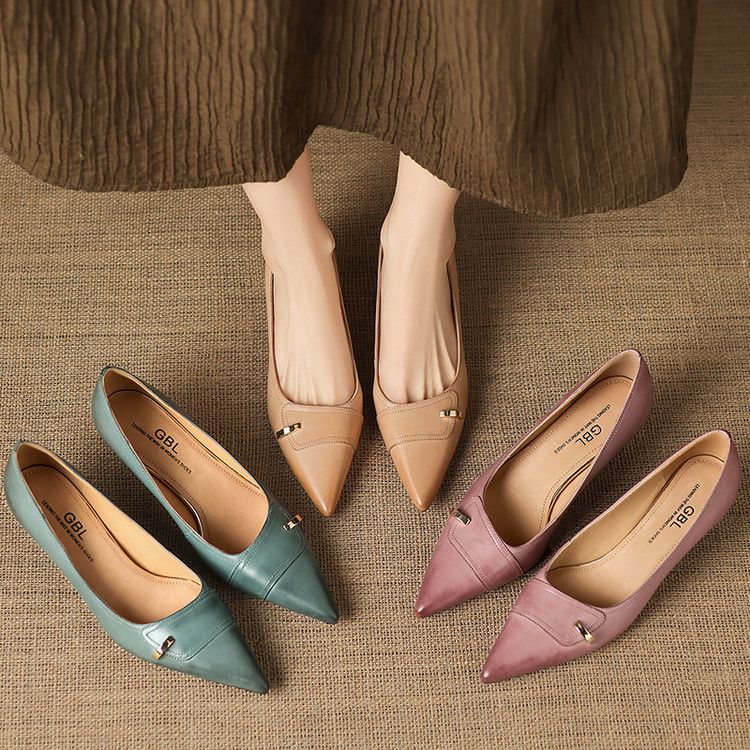Marina Leather Women's Shoes — photo 7