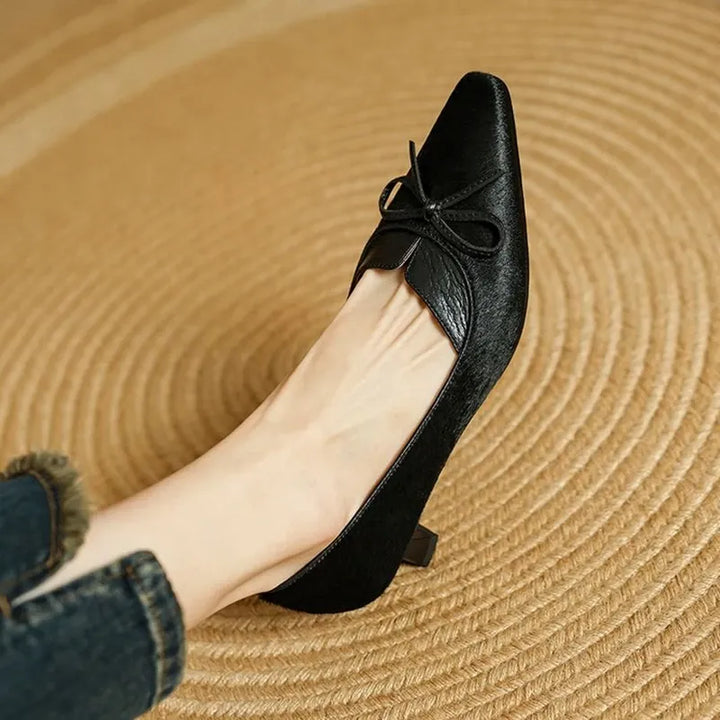 Georgina Genuine Leather Heels — photo 6