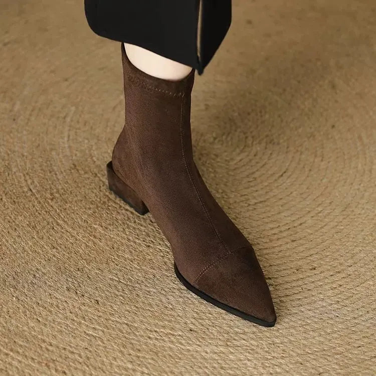 Marina Pointed-Toe Short Boots — photo 7