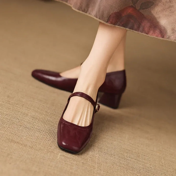 Serena Sheepskin Mary Jane Shoes — photo 13