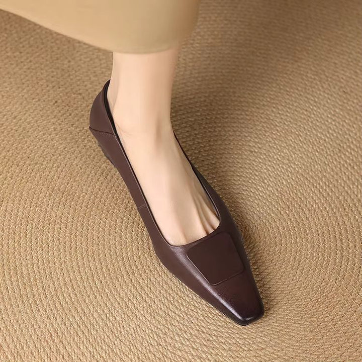 Zelda Genuine Leather Heels — photo 11