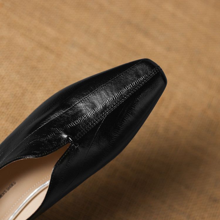 Miranda Genuine Leather Pumps — photo 10