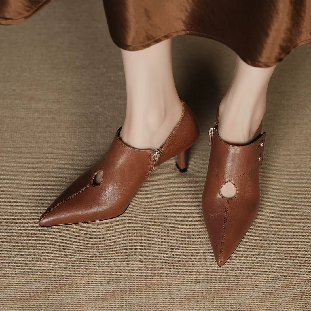 Verena Genuine Leather Heels — photo 14