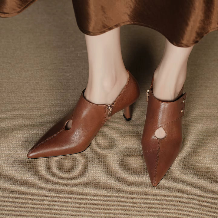 Verena Genuine Leather Heels — photo 14