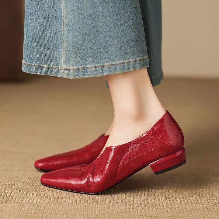Miranda Genuine Leather Pumps — photo 2