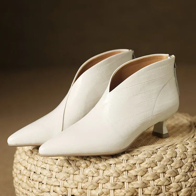 Clara Genuine Leather Ankle Boots — photo 6