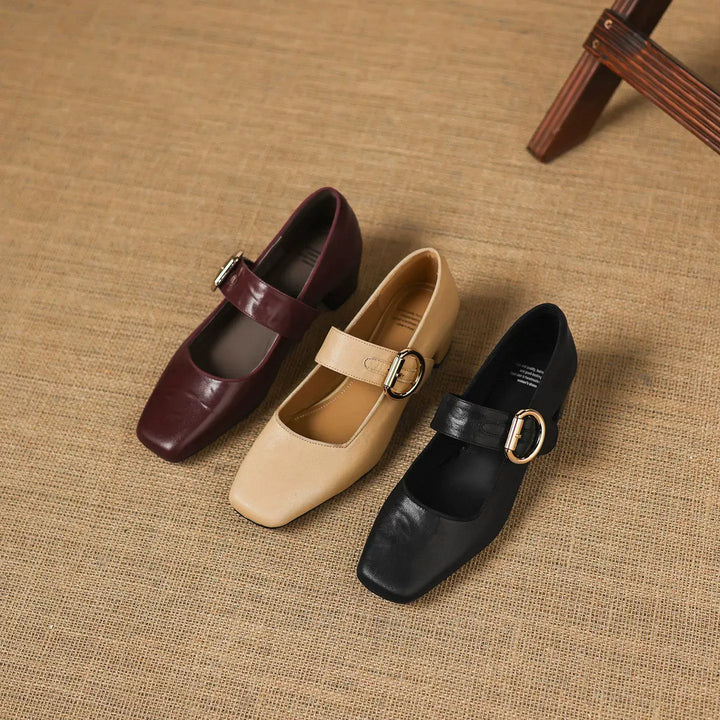Miranda Sheepskin Mary Jane Shoes — photo 1