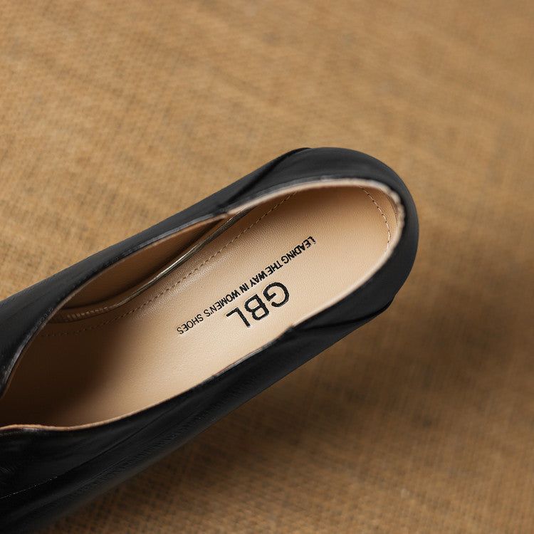 Miranda Genuine Leather Pumps — photo 11