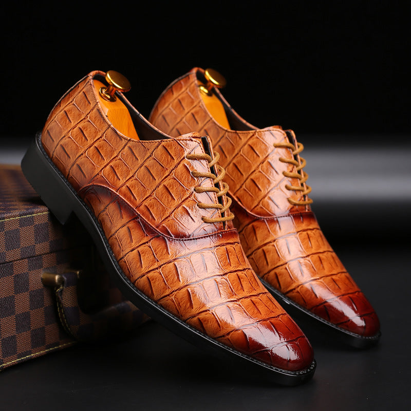 Rovian Lace-Up Leather Oxford Shoes