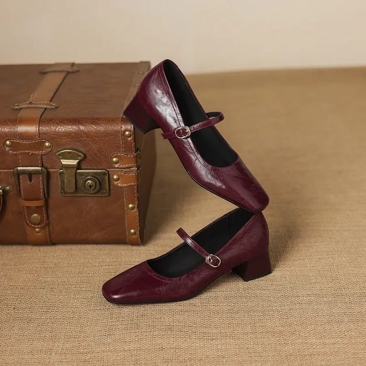 Serena Sheepskin Mary Jane Shoes — photo 9