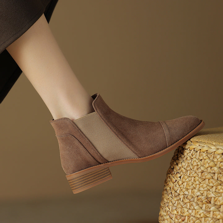 Zadie Genuine Suede Boots