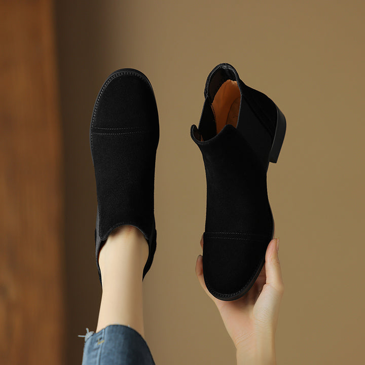Zadie Genuine Suede Boots